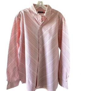 NYNE Vintage Men’s Cotton Collared Shirt Multi Stripe Pattern